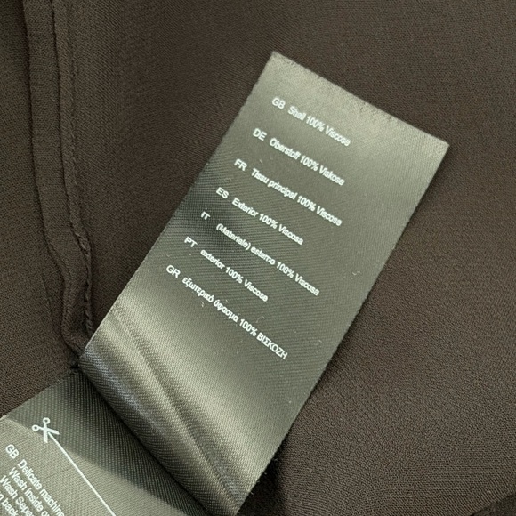 Scotch & Soda Black Bow Tie Blouse - Picture 8 of 9